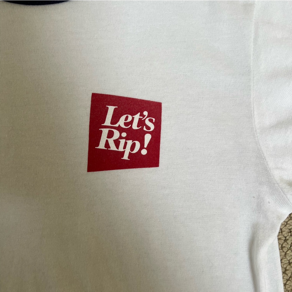 Let’s Rip Ringer Tee - Picture 3 of 7